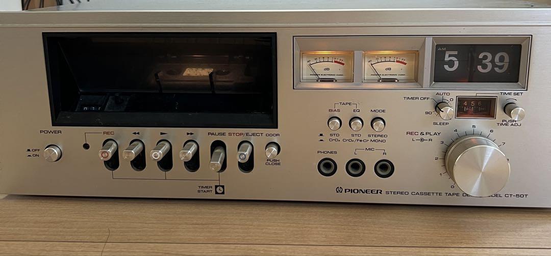 Pioneer CT-50T カセットデッキ - メルカリ