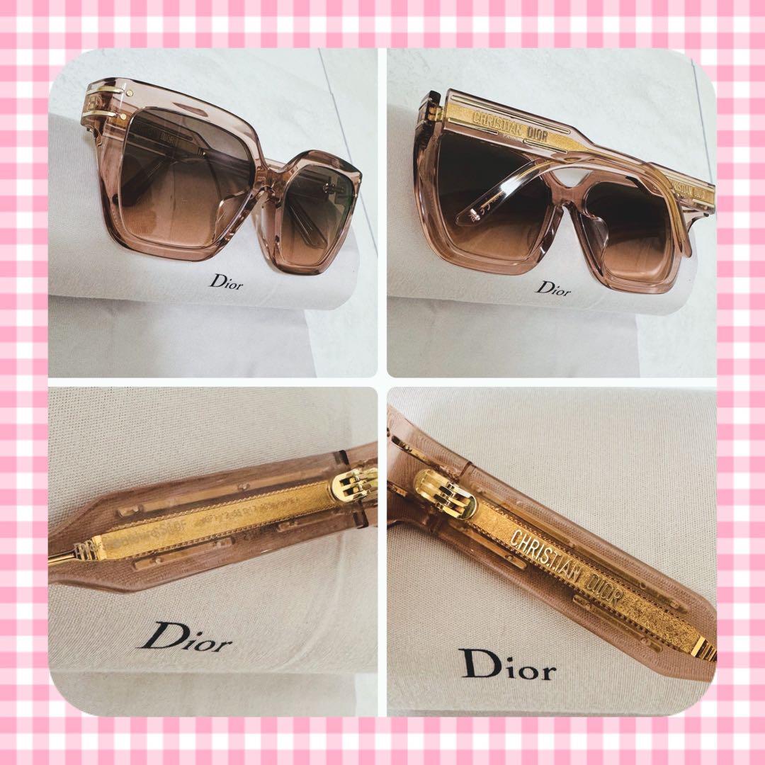 本日限定価格‼️️正規品 Dior*Diorsignature サングラス ピンク 本日限定価格‼️️正規品 Dior*Diorsignature サングラス ピンク