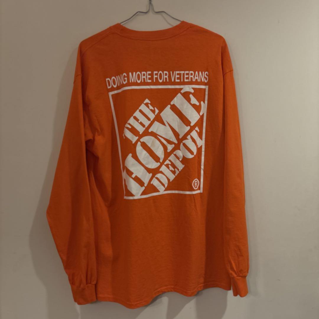 アメリカ古着 The Home Depot ホームセンター 長袖Tシャツ 企業