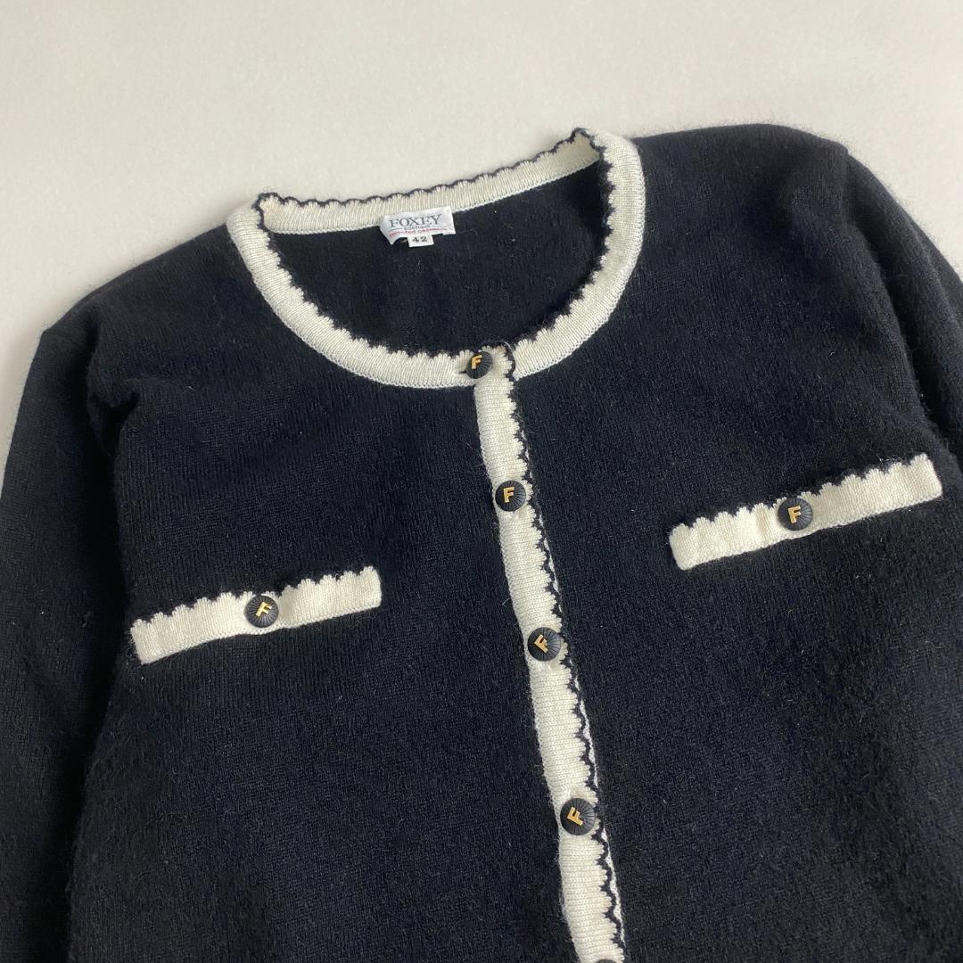 【AAA】FOXEY BOUTIQUE カシミヤ100％ AAA様専用】FOXEY BOUTIQUE カシミヤ100％