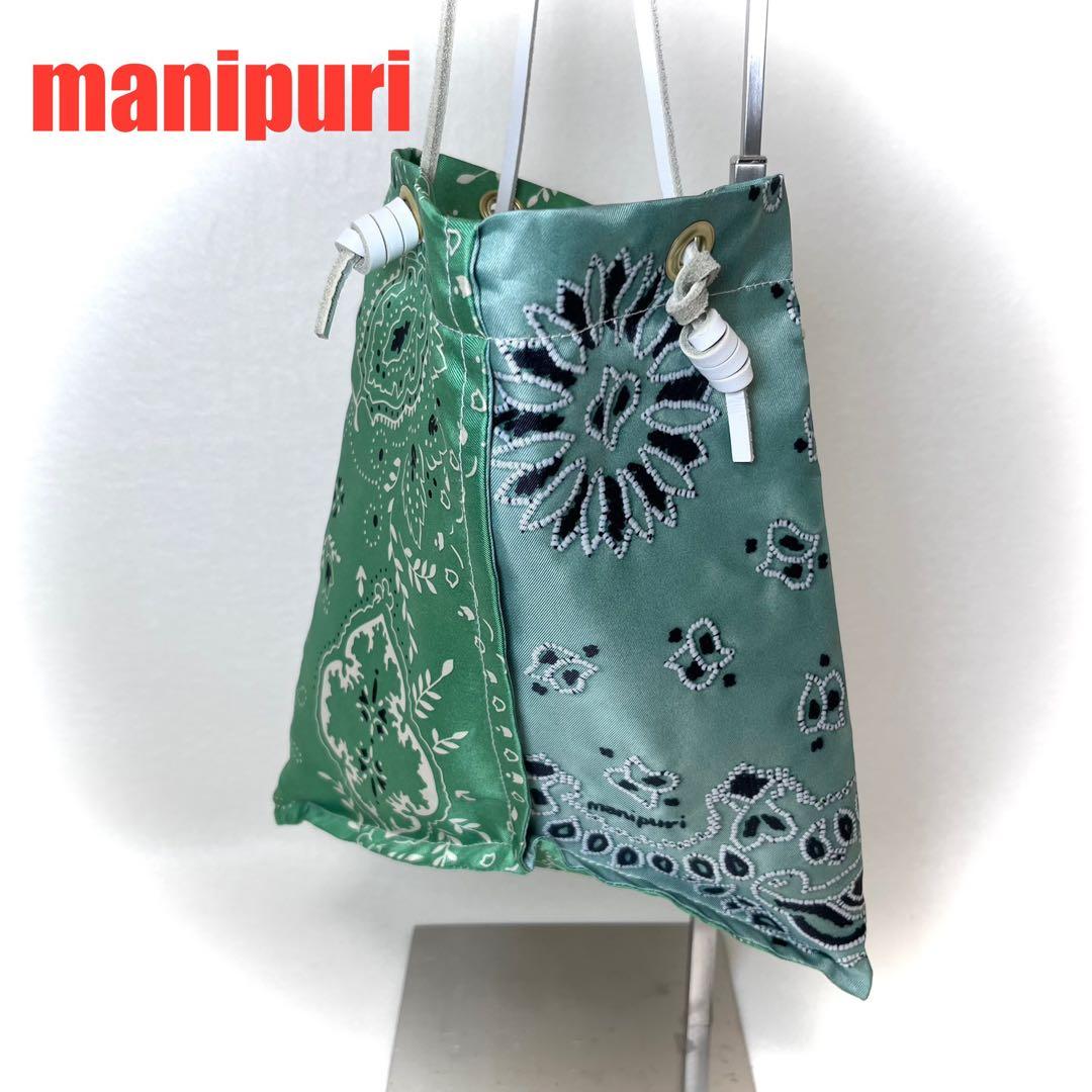 ☆未使用級☆ マニプリ Spick&Span コラボ バンダナ柄 S バッグ