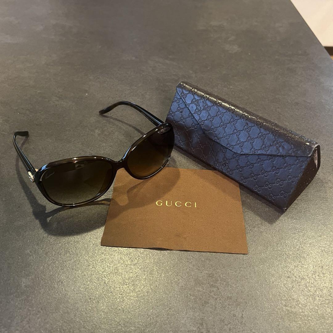 GUCCI インターロッキングG ハート べっ甲調 サングラス FM6818 グッチ サングラス インターロッキング ラブリーハート GG べっ