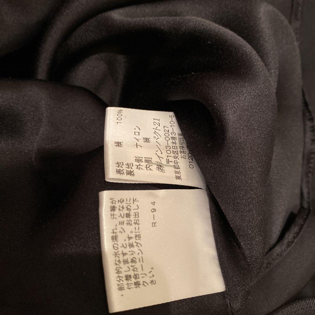 華やかな席に Ralph Lauren ブラック サテン フレアスカート