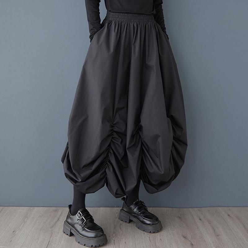 大きいサイズ パンツ　レディース 春夏　 新品 バルーン　くしゅくしゅ