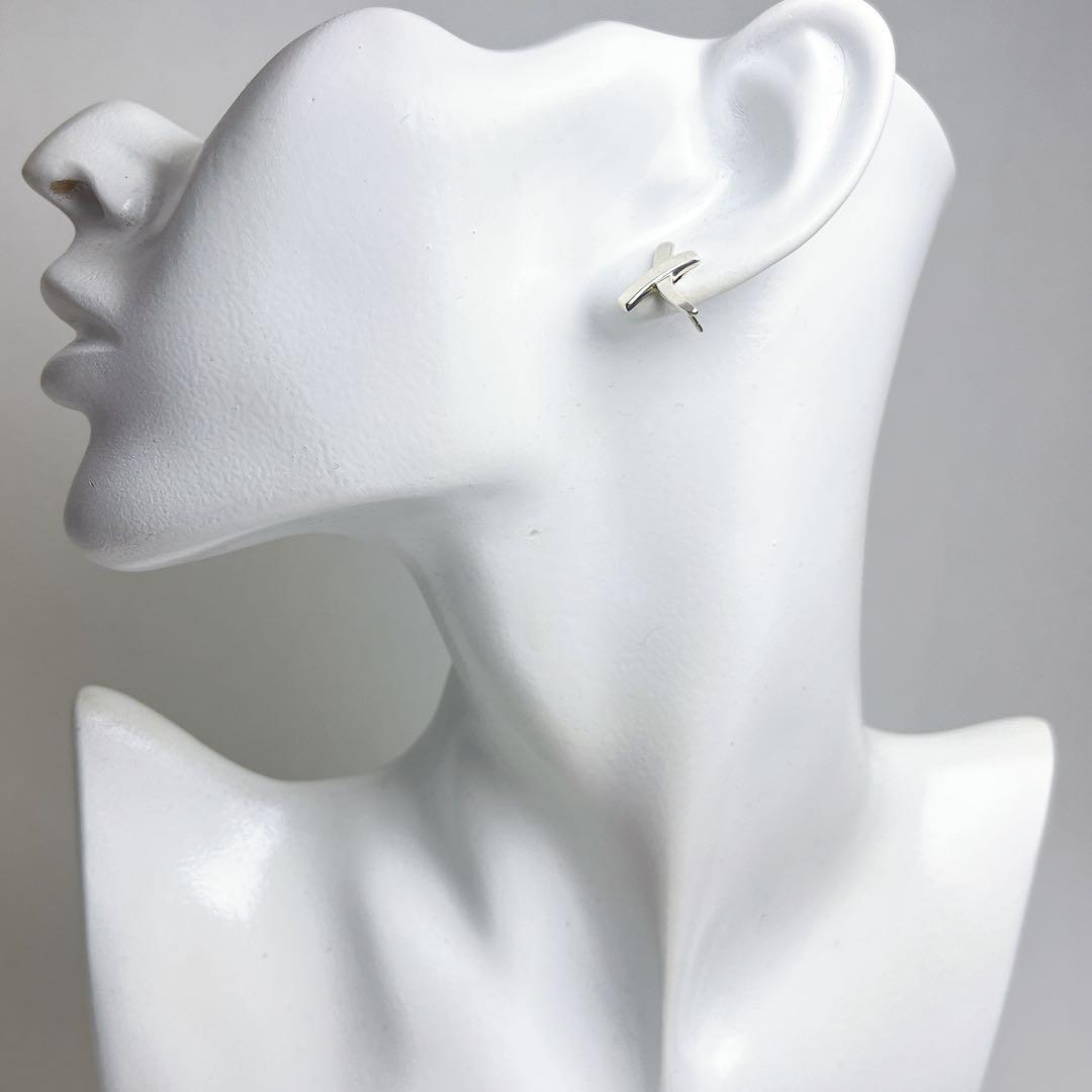 ティファニーキスクロスピアス925 片方キャッチ社外