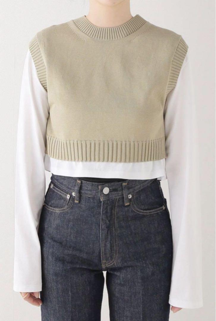 AURALEE/オーラリー DRY COTTON KNIT VEST