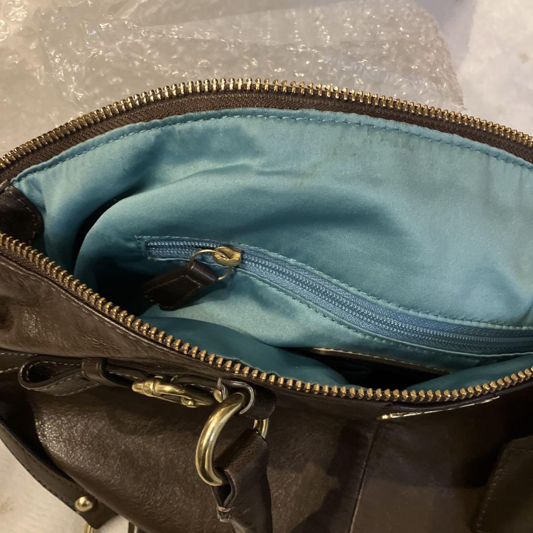 COACH レザー マディソン　ハンドバッグ　2way ブラウン