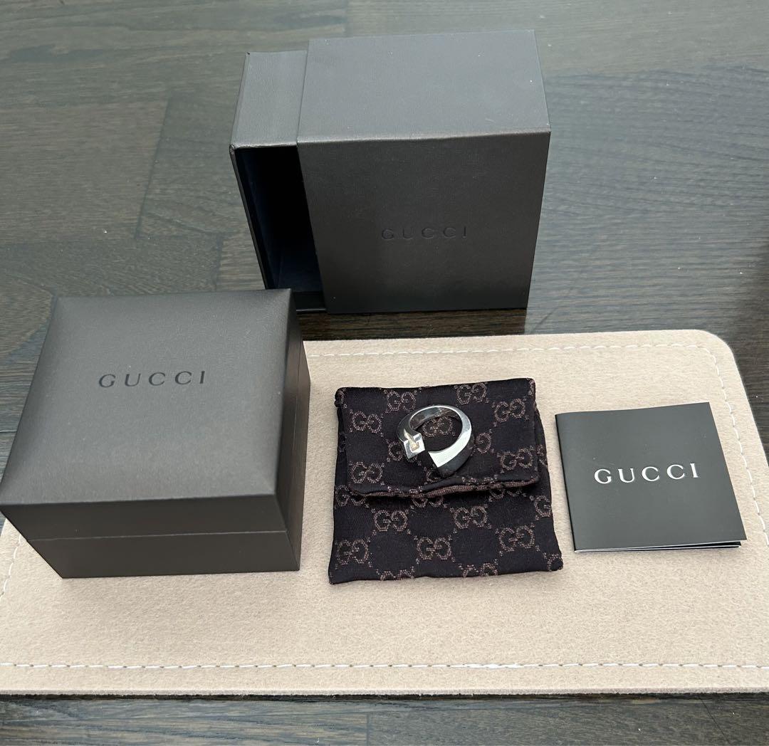 GUCCI グッチ スパイラルリング　アメジスト