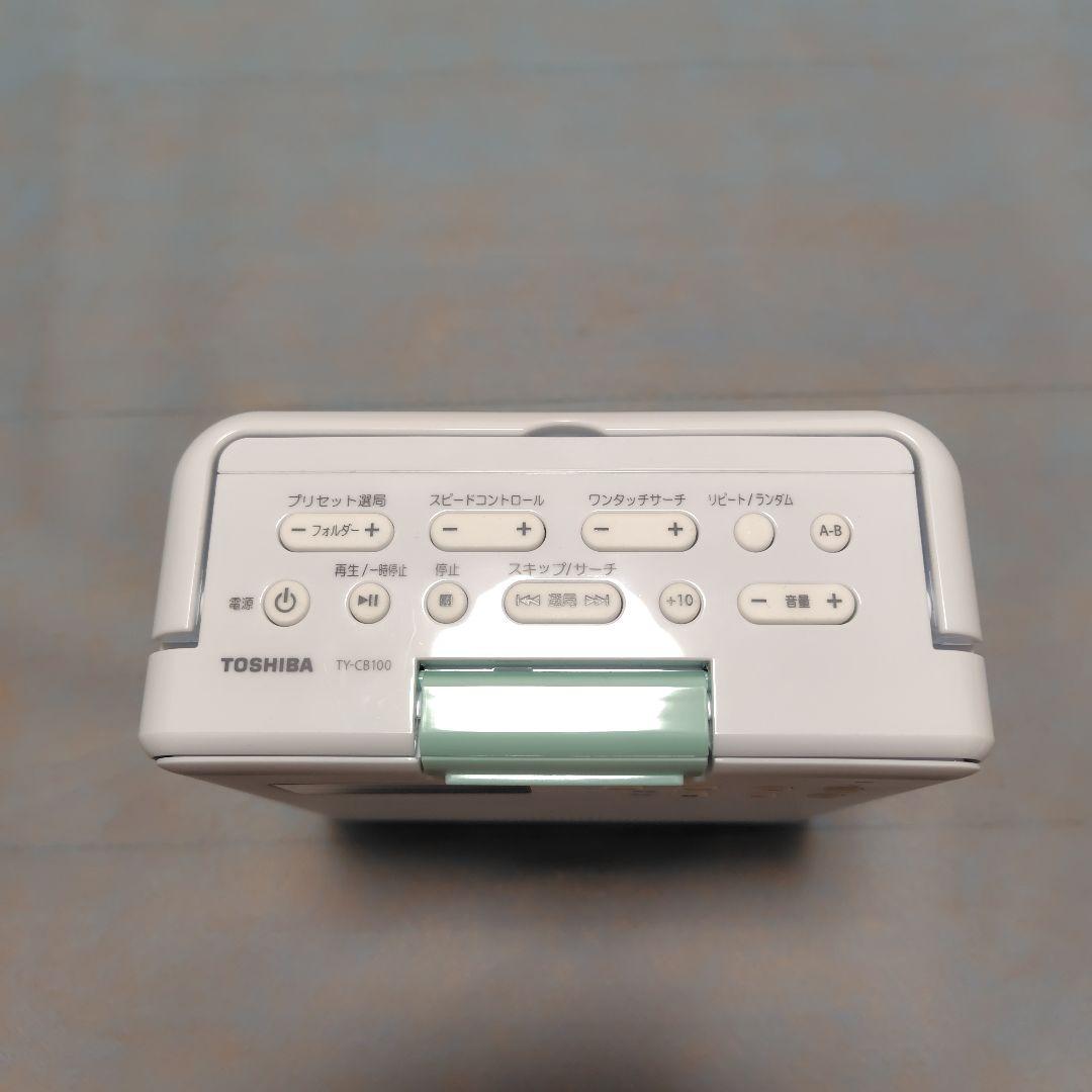 東芝　防水型SD/CDラジオ　TY-CB100　2024年11月購入