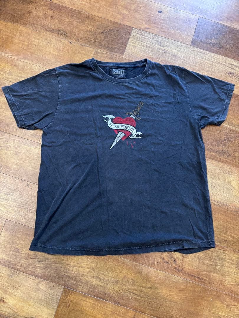 KITH Tシャツ　ヴィンテージ ブラック サイズＸＬ