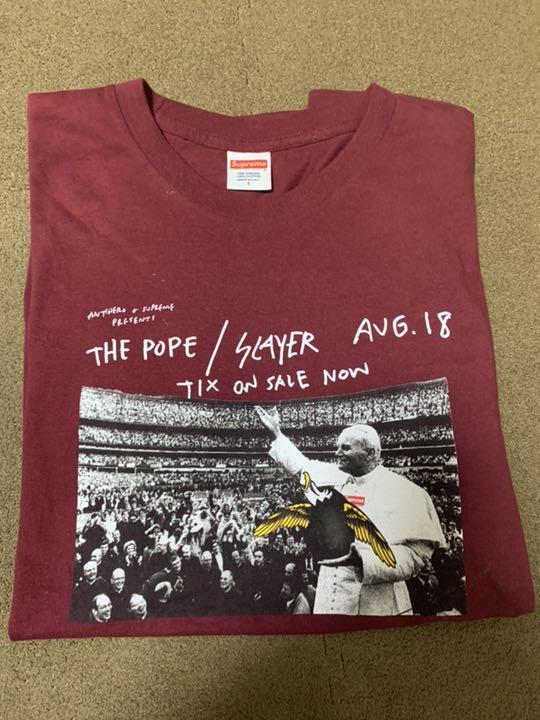 超特価新品 Supreme×ANTI HERO 2016SS Pope Tee IxqPf-m36771174326 高品質セール