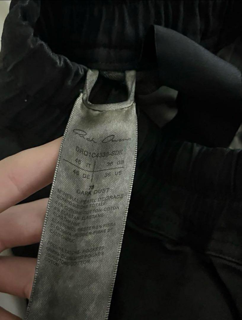 パンツ rick owens DENIM CARGO BELAS 48