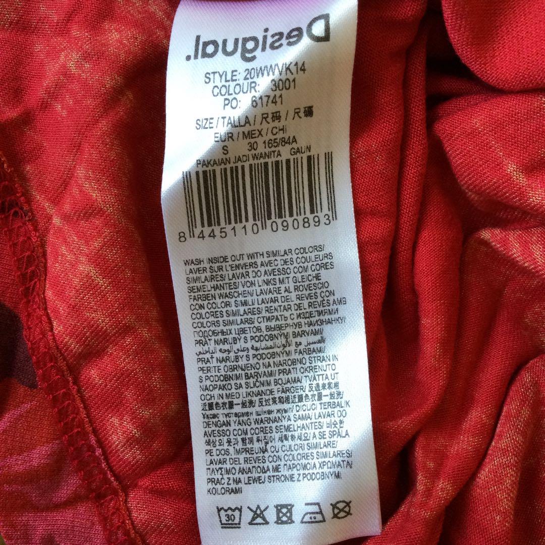 Desigual デシグアル　ワンピース 2点まとめセット　Sサイズ　赤　緑系
