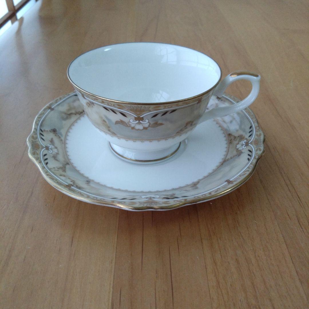 NARUMI FINE CHINA カップ&ソーサー 金彩 1客