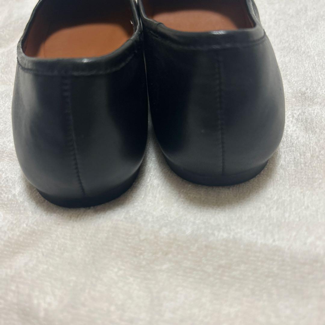 COACH ブラック フラットシューズ　バレエシューズ　23cm
