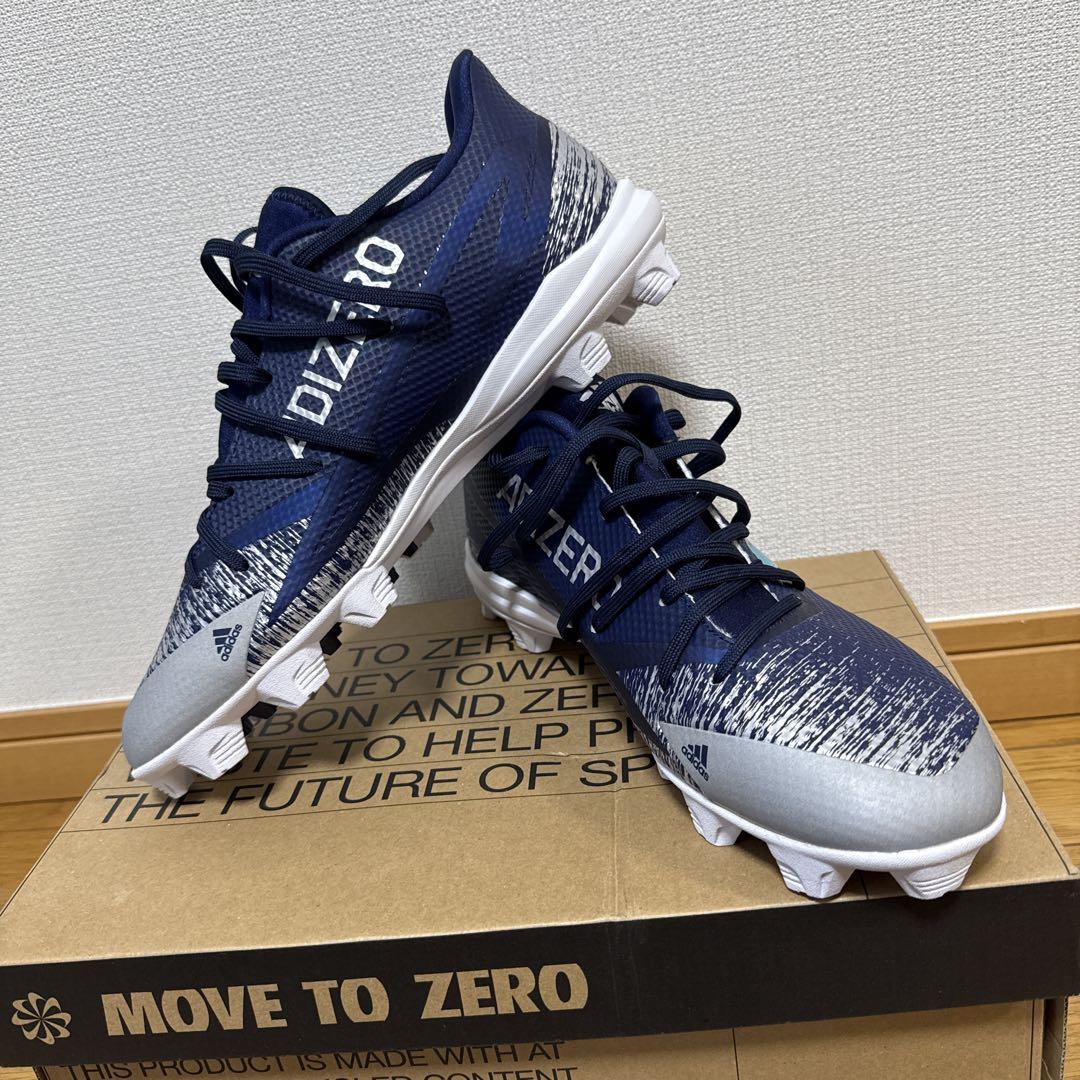 adidas adizero スパイクシューズ 野球 ソフトボール ネイビー