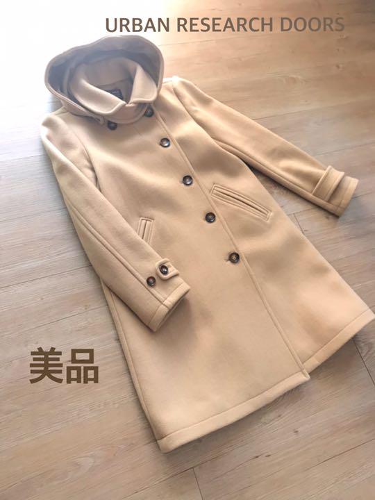 美品 ショールカラー2wayロングコート c68AV-m36776248039 アーバンリサーチ 限定品格安