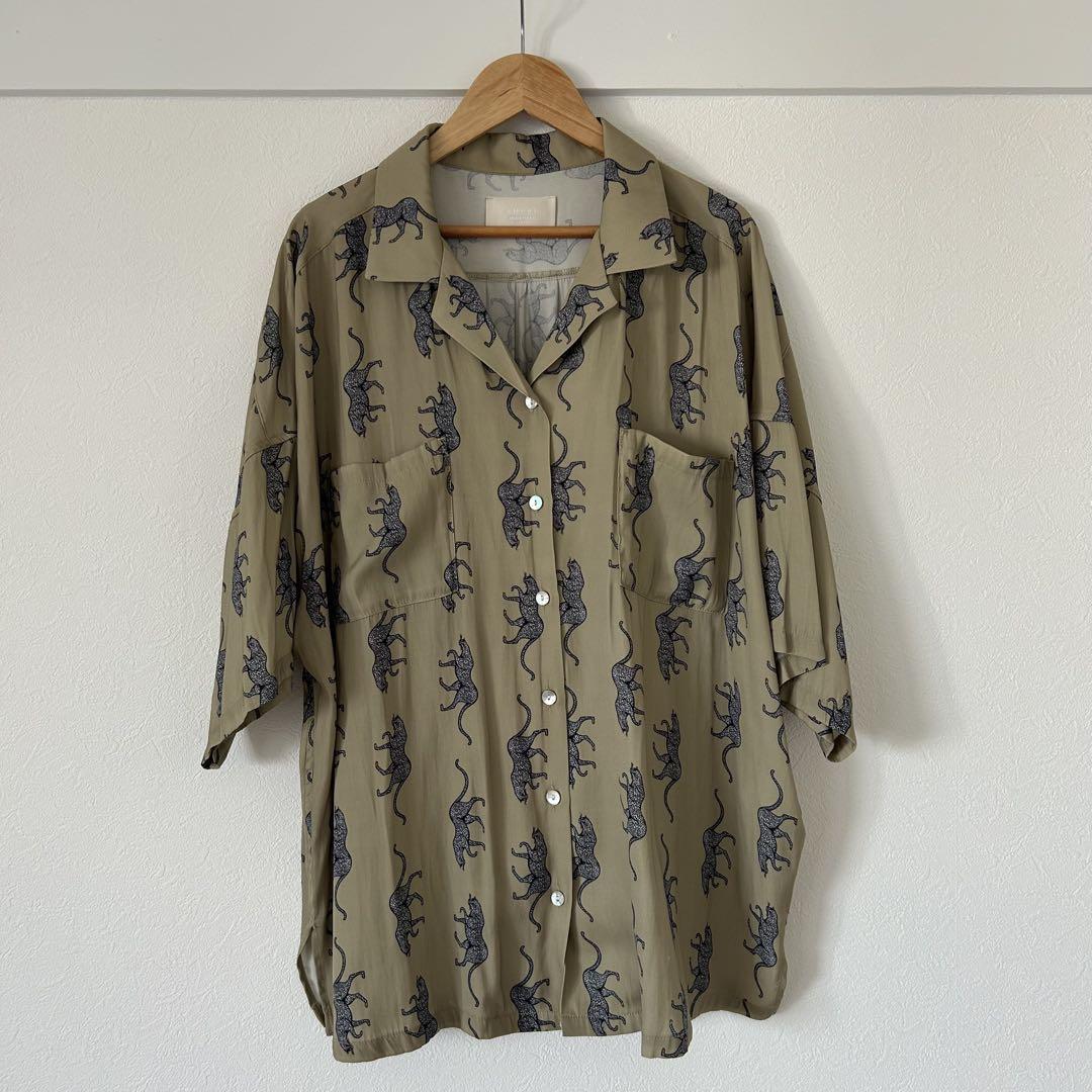 Ameri　MEDI FULL CHEETAH ALOHA SHIRT ameri MEDI FULL CHEETAH ALOHA SHIRT柄シャツ - メルカリ