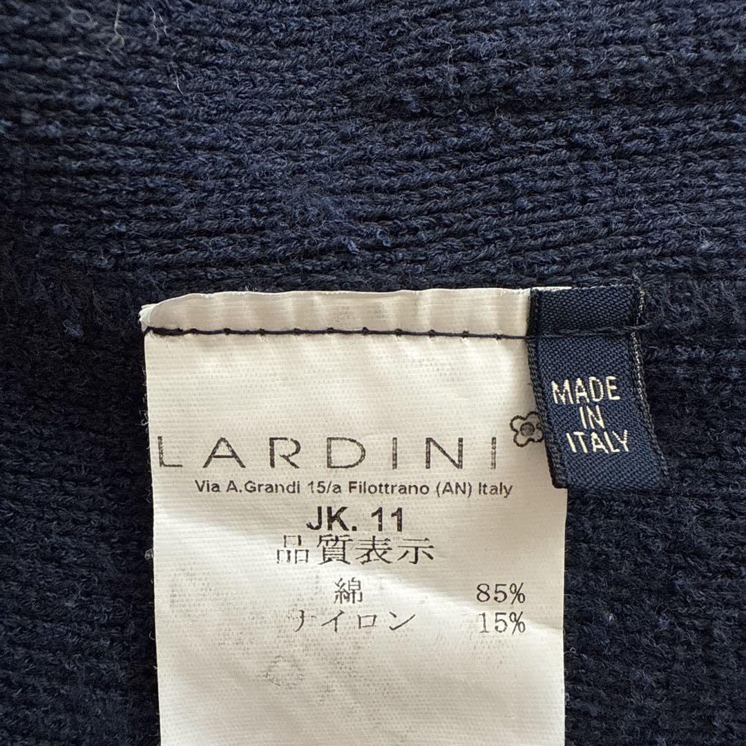 LARDINI ラルディーニ ニットジャケット ネイビー