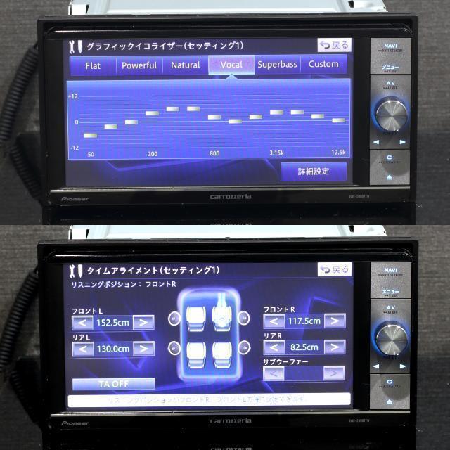 動作OK AVIC-ZH0777W carrozzeria 地図2015初期化済 地図2024年4月差分版最新オービス最高峰サイバーナビAVIC