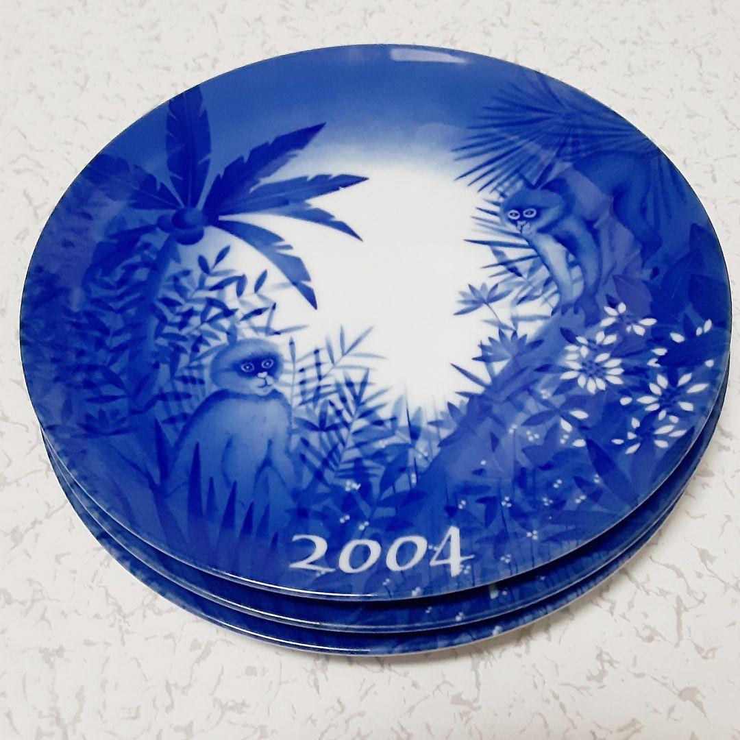 たち吉3皿セットイヤーズプレート2004