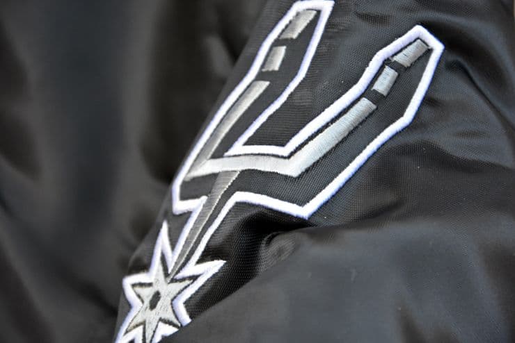 マジェスティック NBA サンアントニオ スパーズ スタジャン ジャケット2XL