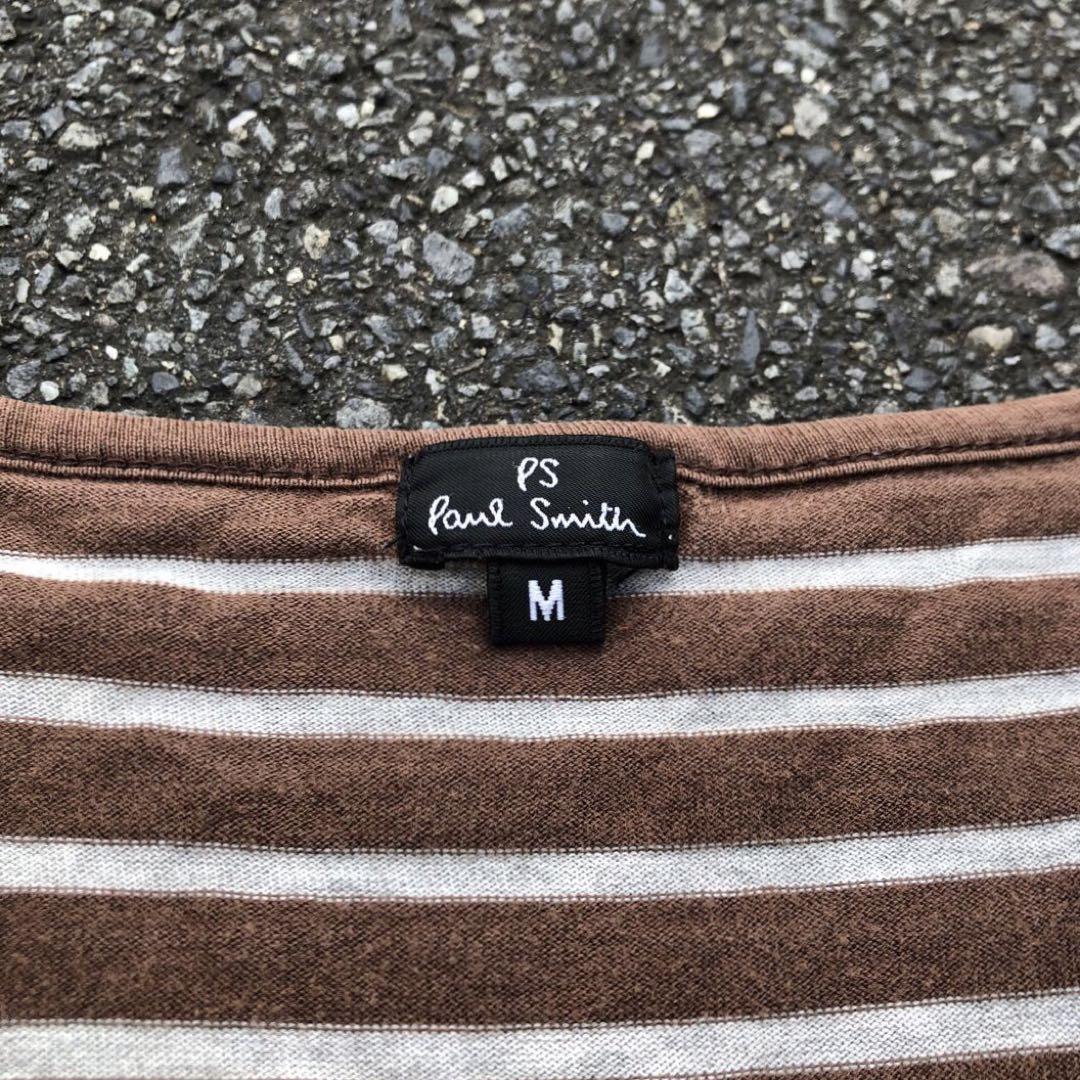トップス 90s Paul Smith Border Long T-shirt