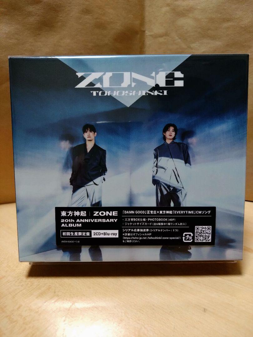 東方神起　アルバム　ZONE　初回生産限定盤2CD+Blu-ray