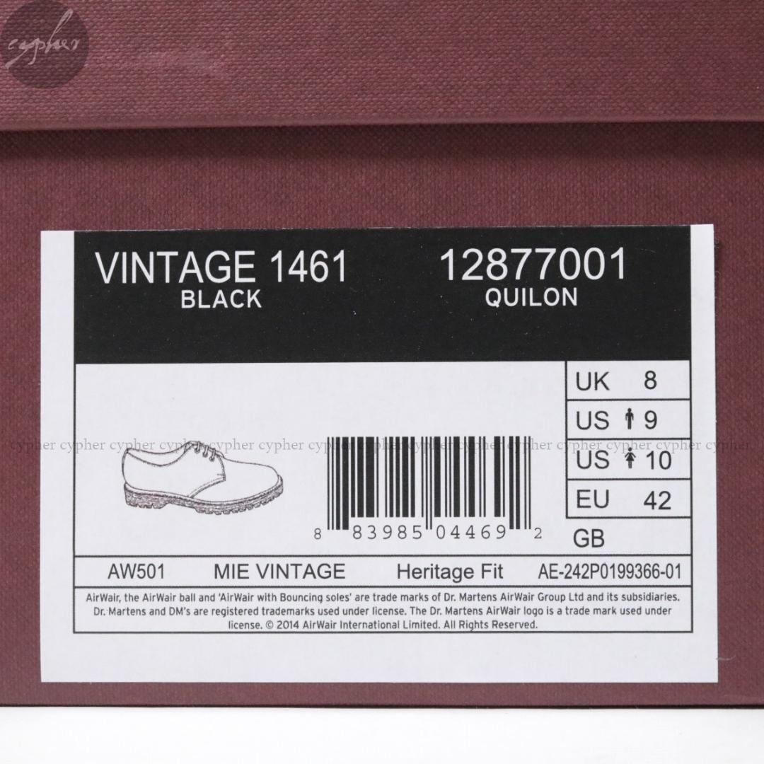 27 新品 英国製 ドクターマーチン VINTAGE 1461 レザー シューズ