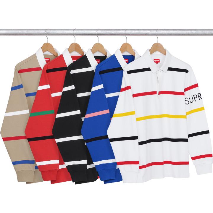 通販超激得 定価以下 新品supreme striped rugby ラガーシャツ S 9NYMz-m36785824419 格安豊富な