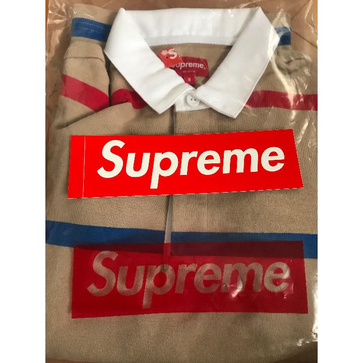 通販超激得 定価以下 新品supreme striped rugby ラガーシャツ S 9NYMz-m36785824419 格安豊富な