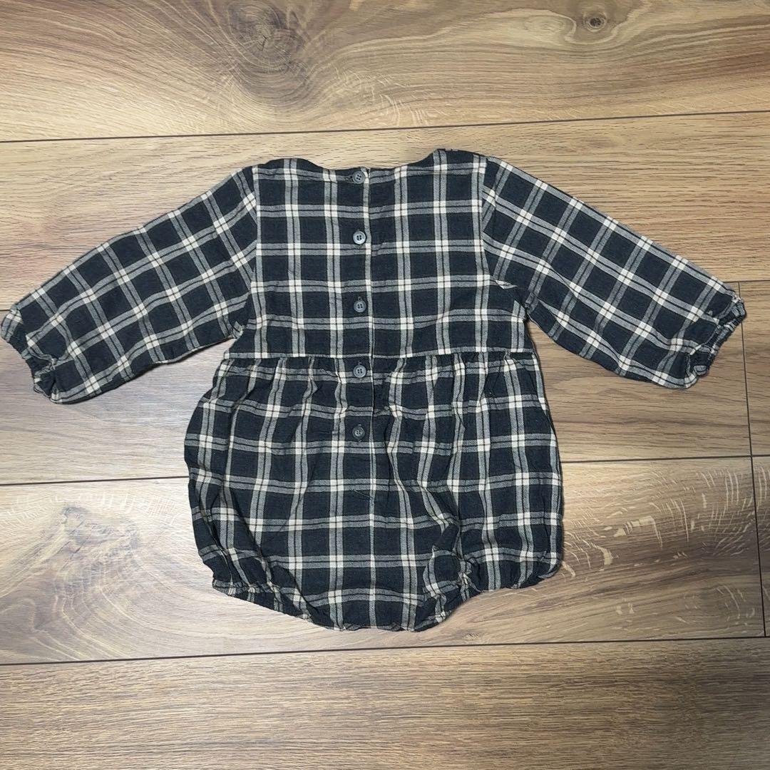 Maison Marelle チェック柄ロンパース 18 mois - メルカリ