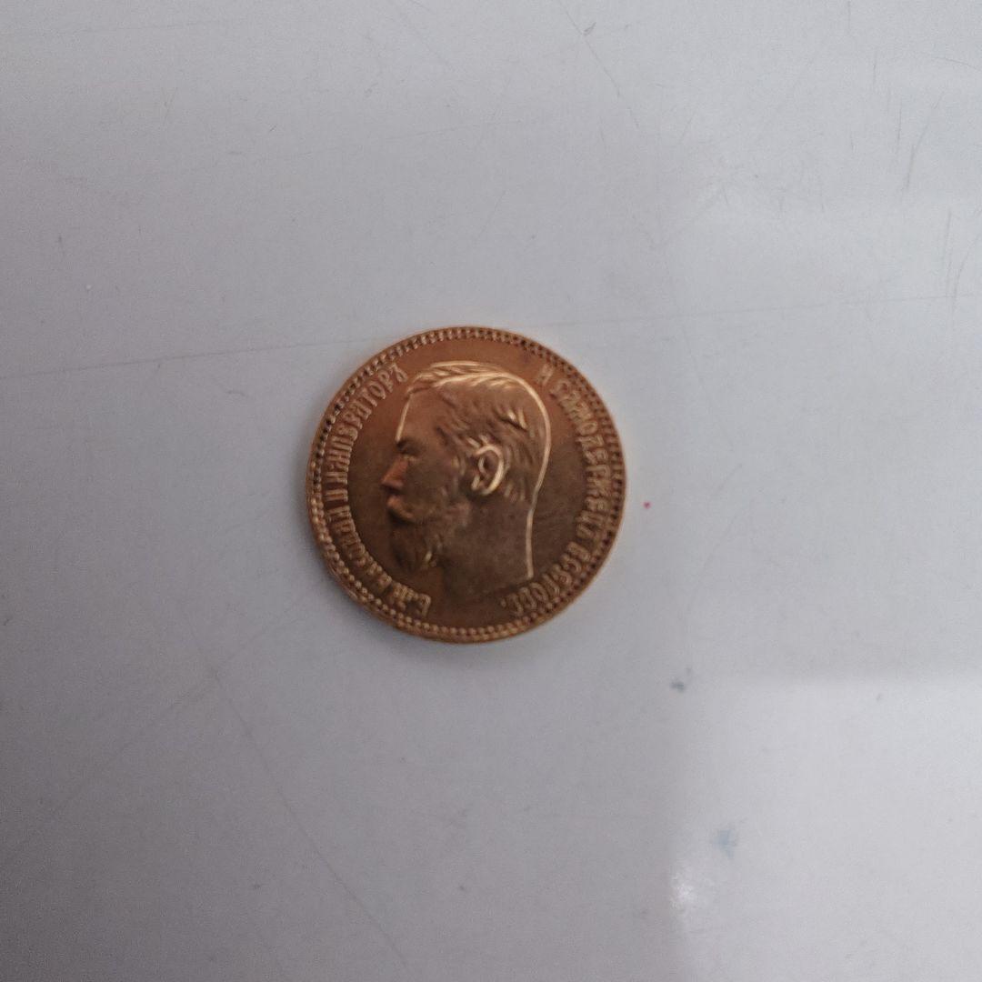 1898年 ロシア 5ルーブル金貨 ニコライ2世 K21.6 - メルカリ 1898年 ロシア 5ルーブル金貨 ニコライ2世 K21.6 - メルカリ