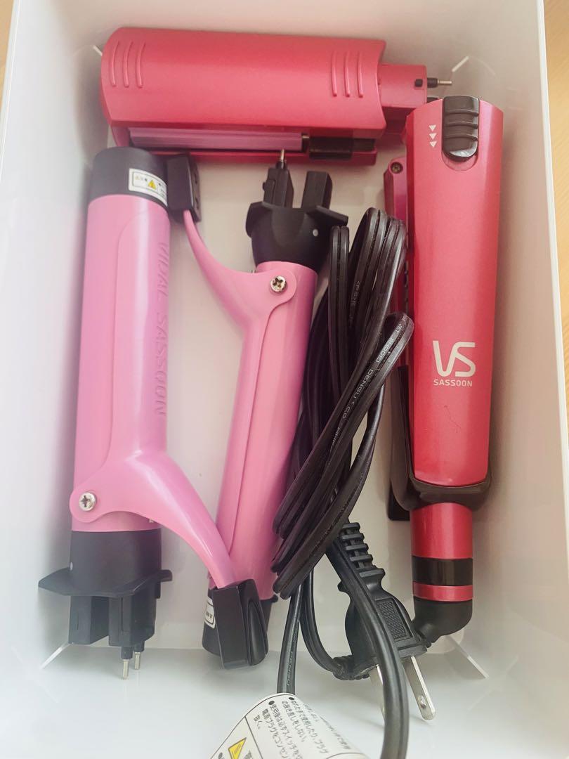 VSヘアアイロン4way  説明書付き