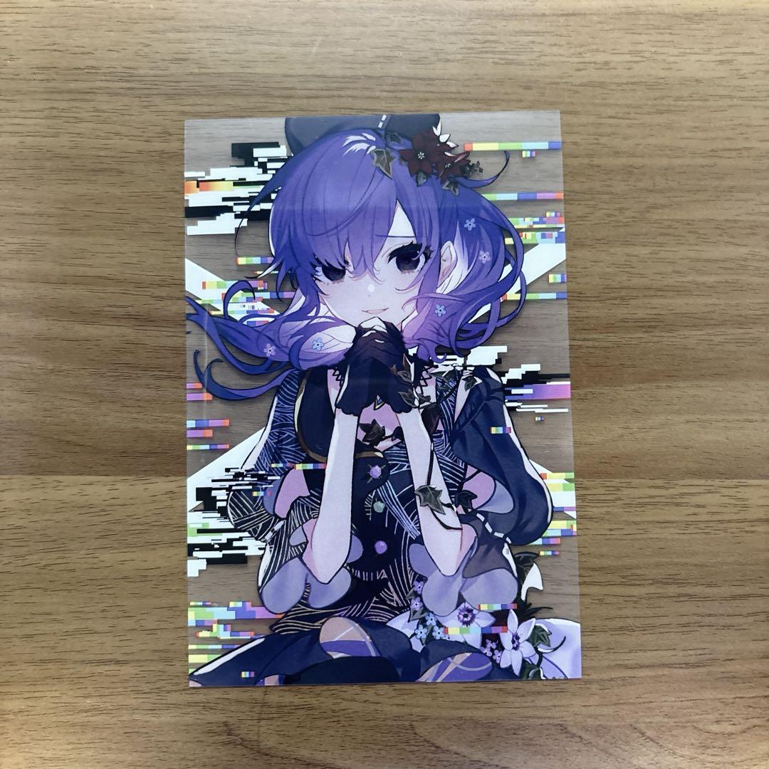 プロセカ　クリフェス　バグ　クリアポスター プロセカ 朝比奈まふゆ クリフェス さいね バグ クリアカード