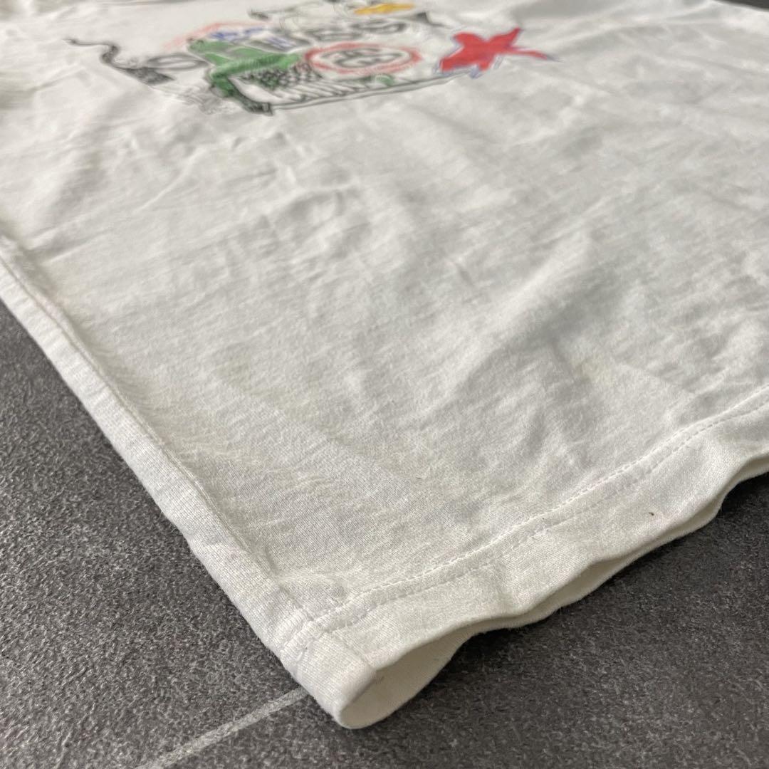 Stussy ステューシー 落書き art print s/s Tee 白 L