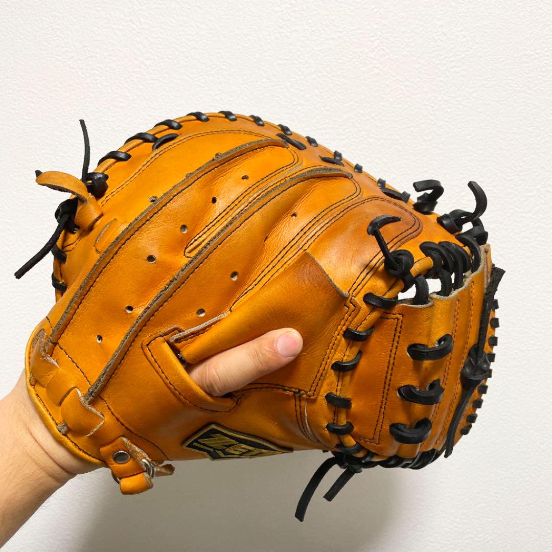 ZETT ネオステイタス 型抜群 極美品 軟式 少年 キャッチャーミット