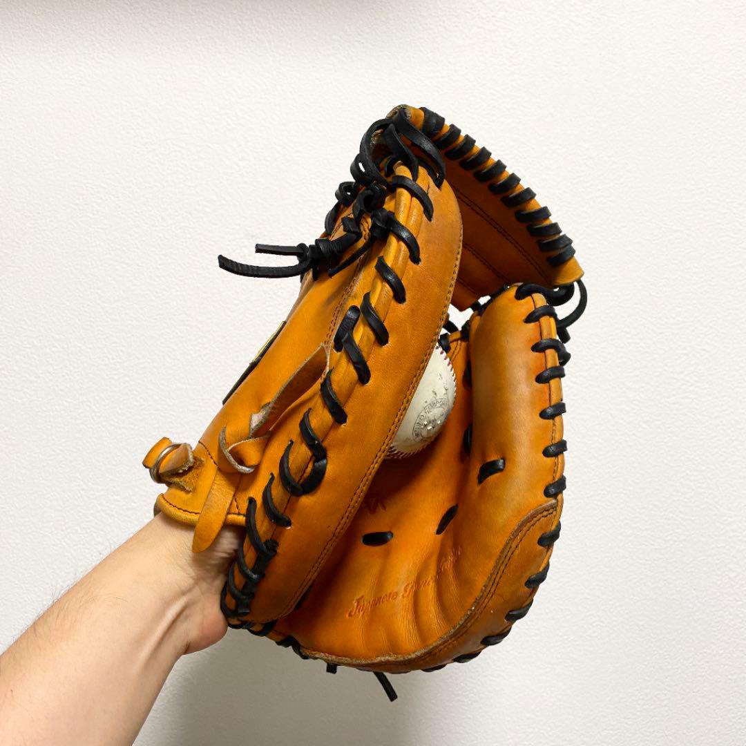 ZETT ネオステイタス 型抜群 極美品 軟式 少年 キャッチャーミット