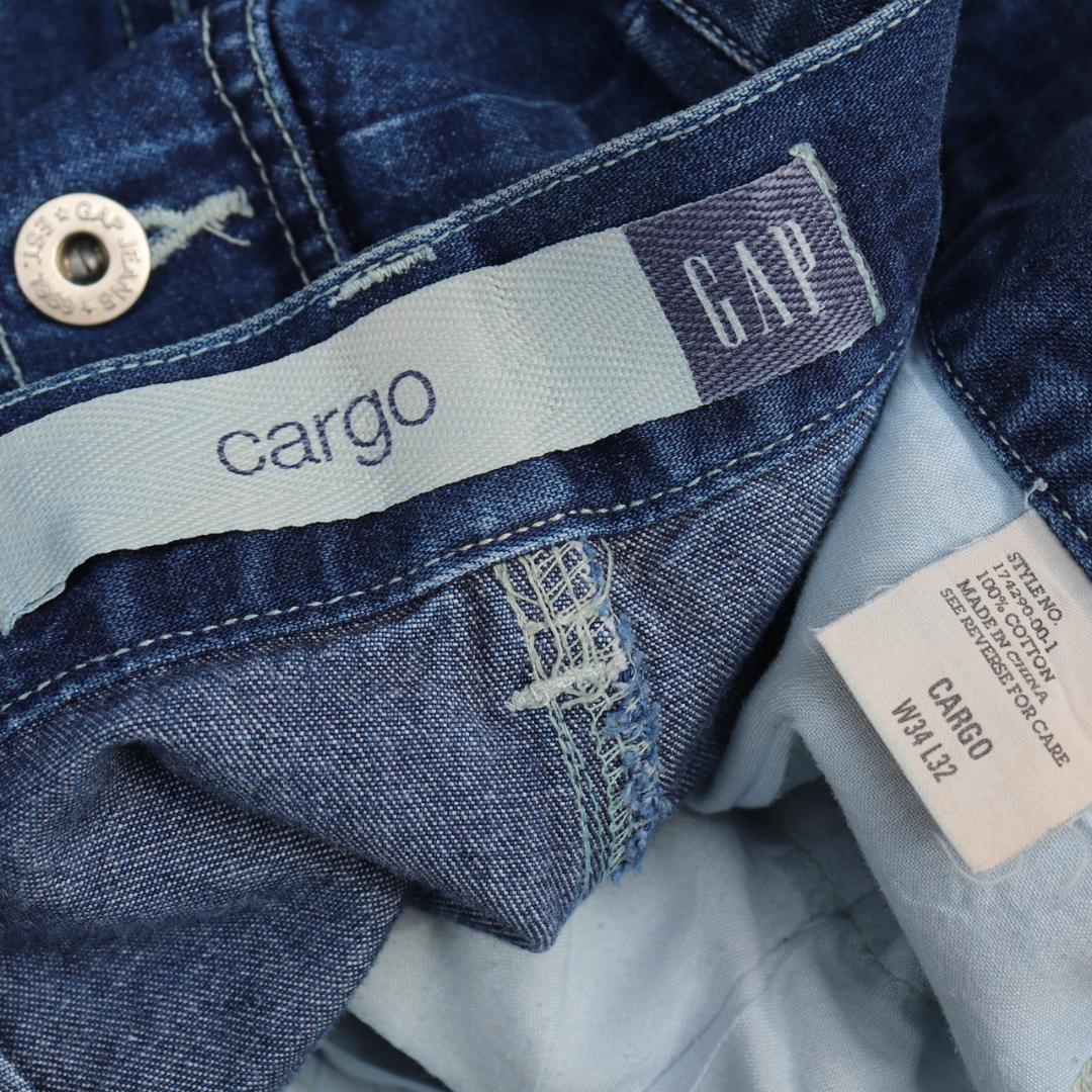 90s オールドギャップ デニムカーゴパンツ GAP