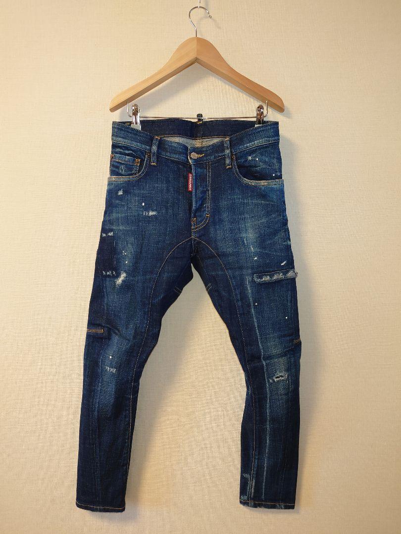 DSQUAREDディースクエアードバイカー TIDY BIKER JEAN 42股上24cm