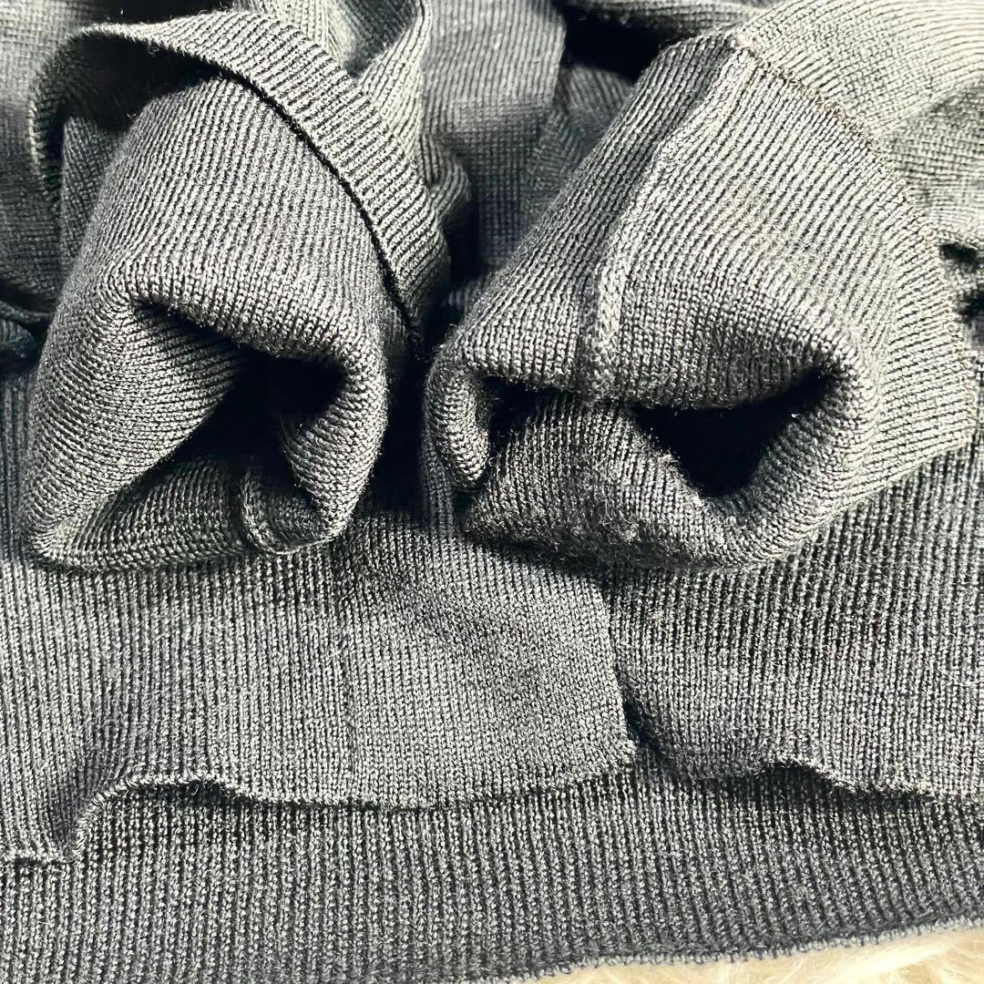 エルメス　HERMEカーディガン　トップス　レディース　34サイズ　ブラック　黒