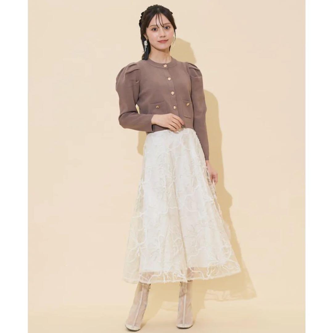 WILLSELECTION タックスリーブニットカーディガン