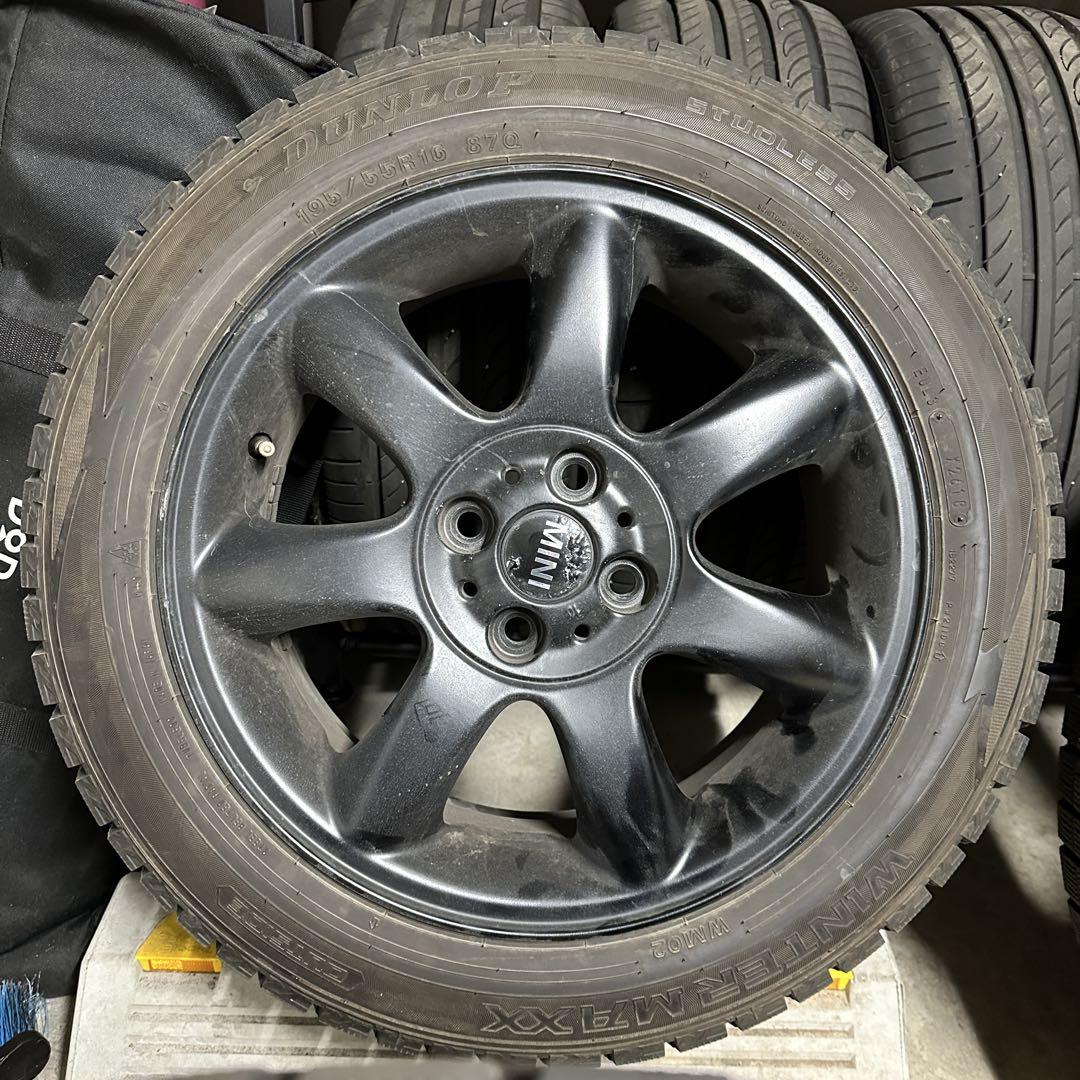 ミニ純正 16インチ スタッドレスタイヤ 4穴 R50 R56