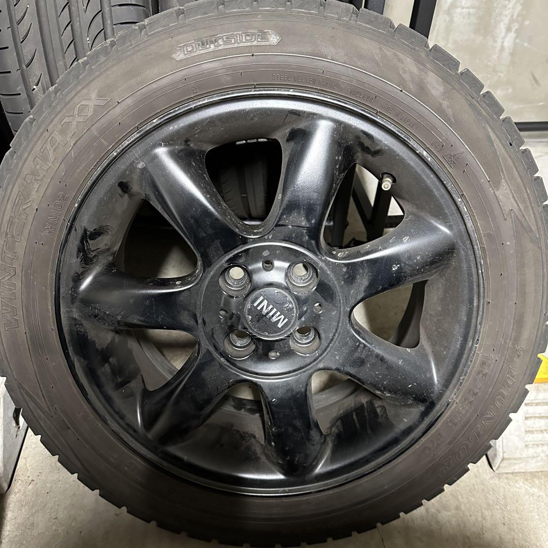ミニ純正 16インチ スタッドレスタイヤ 4穴 R50 R56