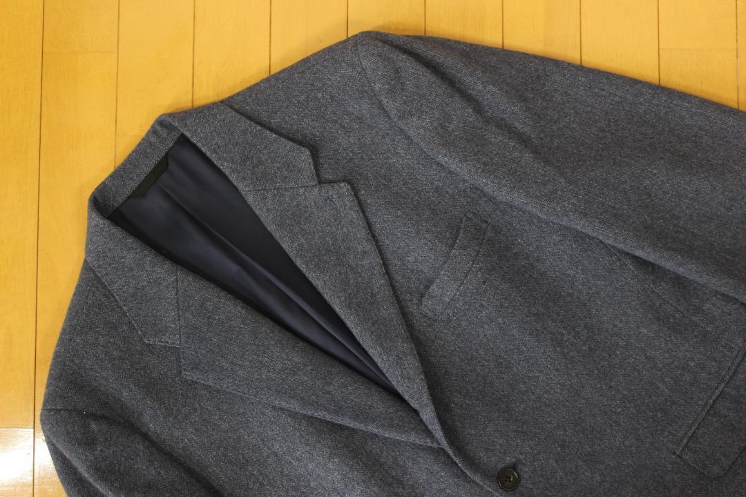 11【新品同様】パパス ジャケット 50 L メンズ AB7 A8 カシミヤ混 画像2