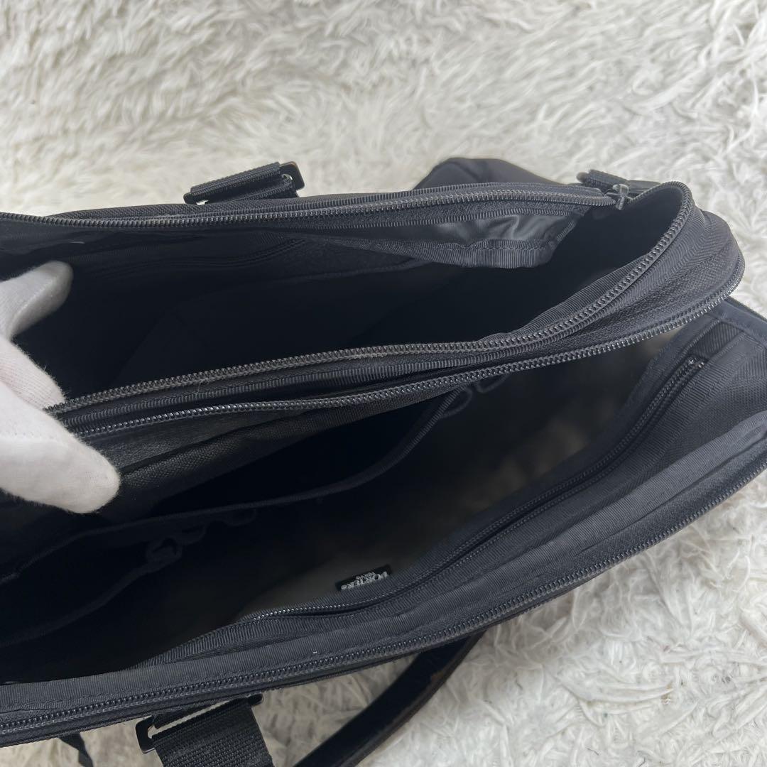 【良品】PORTER ポーター　ビジネスバッグ　2層式　ハンドバッグ　黒