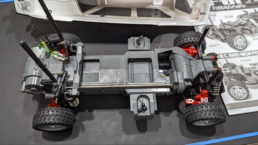 タミヤMF-01X GOLFII GTI  RALLY　オプション付 Tamiya Rc Vw Golf Ii Gti 16V Rally Mf-01X Chassis 4Wd 1:10