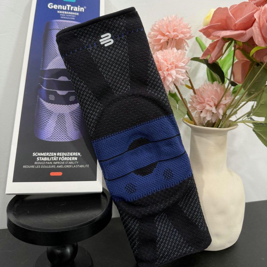 BAUERFEIND GenuTrain 膝用サポーターサイズ34ブラック新品、♥