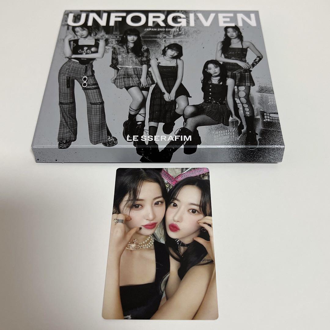 LESSERAFIM「UNFORGIVEN」初回B 咲良　ユンジン　トレカ付き
