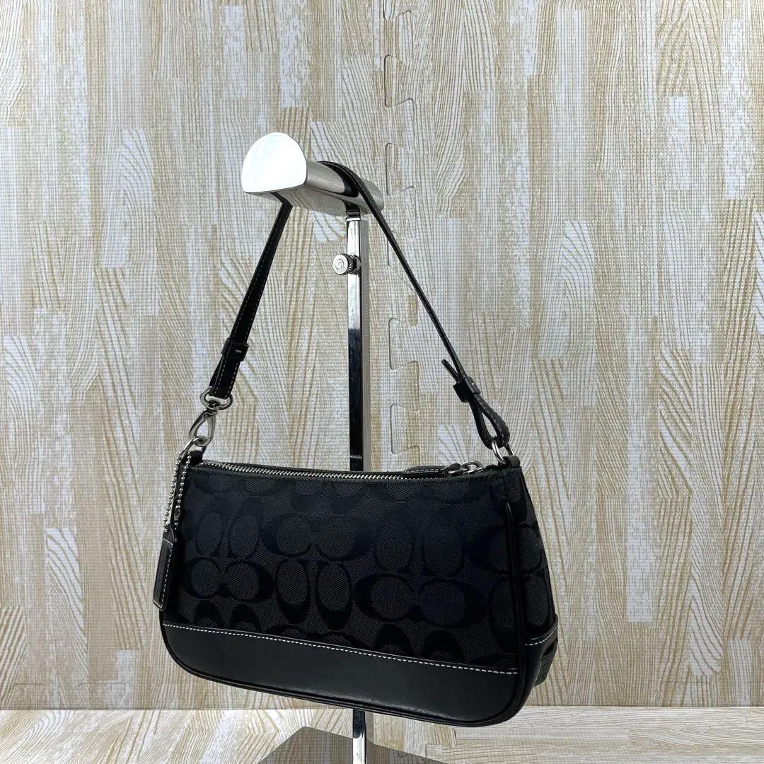 大人気✨ COACH コーチ アクセサリーポーチ ブラック 黒 6094